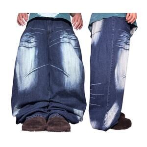 Y2k Azzure BAGGY denim jeans Mens Size 42x32 skater type